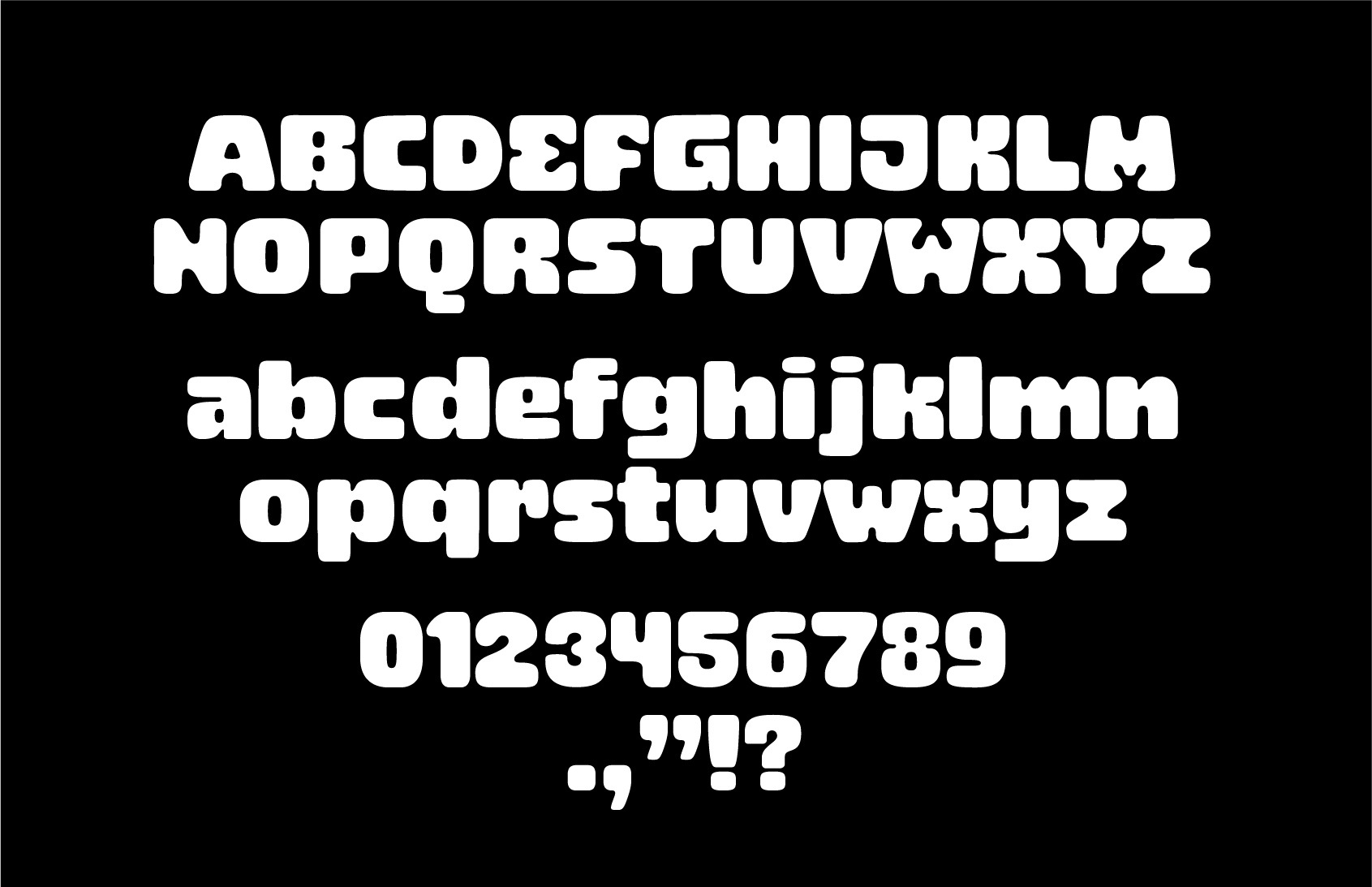 Cheeky Typeface character study