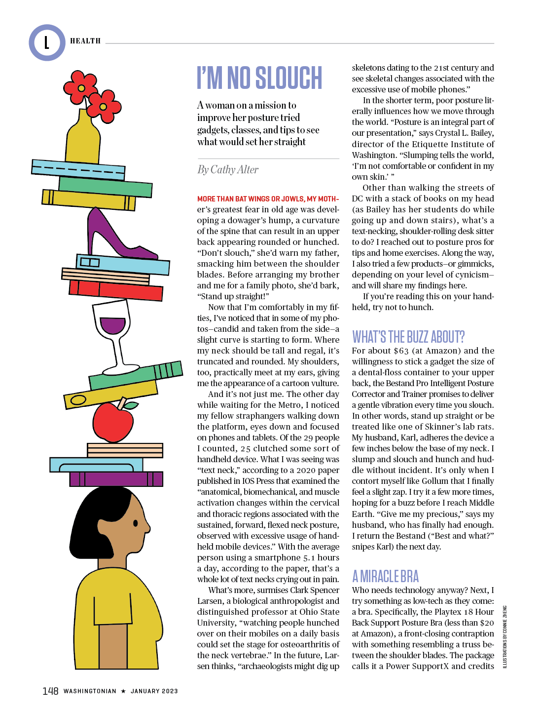 Editorial illustration of Bob for the Taste, Lifestyle, and Home section