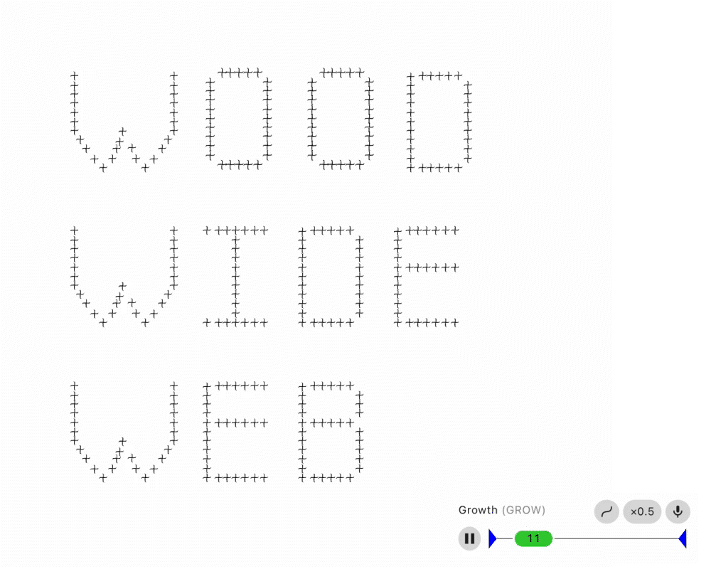Myco typeface experimental lettering